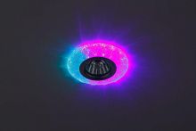 Светильник DK LD6 BL/WH декор cо светодиодной подсветкой голубой | Код. Б0019210 | ЭРА